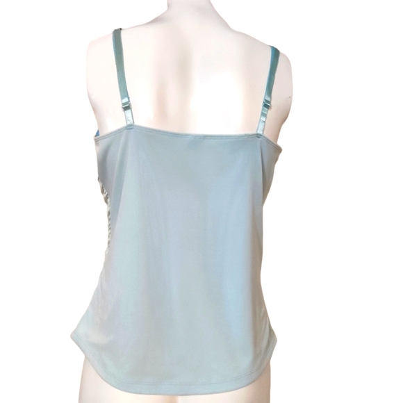 Torrid blue lace tank top - Picture 3 of 6